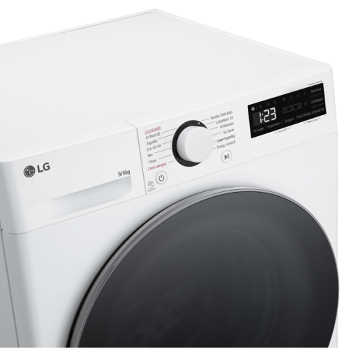 MÁQUINA DE LAVAR E SECAR ROUPA LG - F4DR509S1W