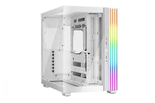CAIXA BEQUIET LIGHT BASE 600 DX ATX ARGB BRANCO
