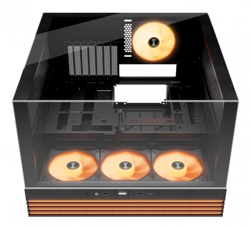 CAIXA BEQUIET LIGHT BASE 600 LX ATX 4 VENTX 140MM ARGB PRETO