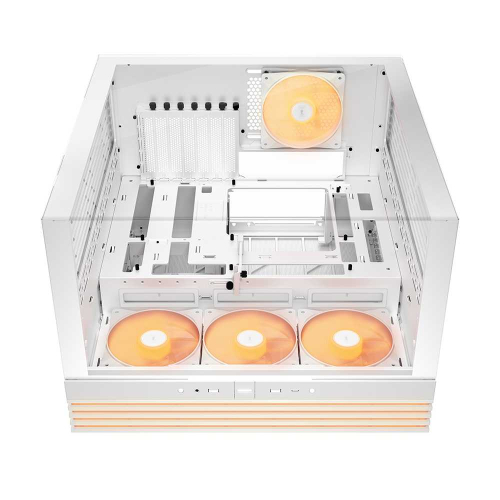 CAIXA BEQUIET LIGHT BASE 900 LX ATX 4 VENTX 140MM ARGB BRANCO