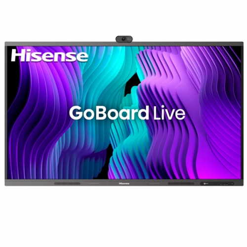 HISENSE MONITOR 75"UHD 4K 350CD MULTI TOUCH 20 POINTS ANDROID 13 WEBCAM 75MR6DE