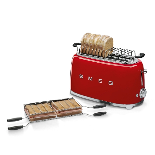 SMEG TOASTER 2X4 50´s STYLE RED 