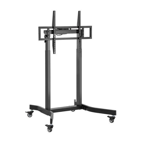 Suporte de chão motorizado Aisens PRO com rodas para monitor/TV de 120 kg e 55 a 100 cm - Preto
