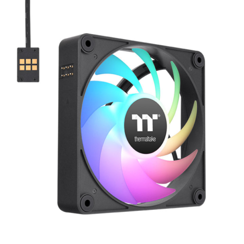 Ventoinha magnética Caixa Thermaltake CT140 EX ARGB 3XVENT Preto