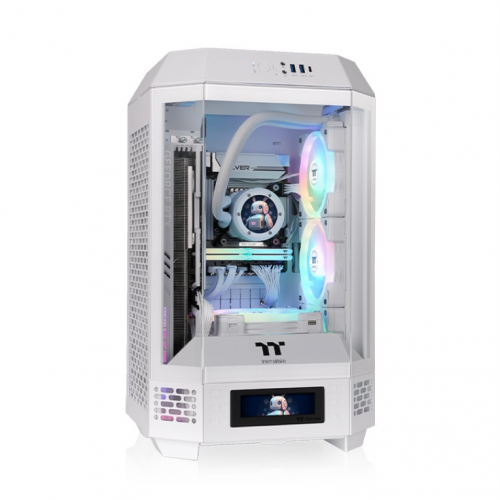 CAIXA THERMALTAKE MINI-ITX TOWER 250 2XVENT 120MM BRANCO