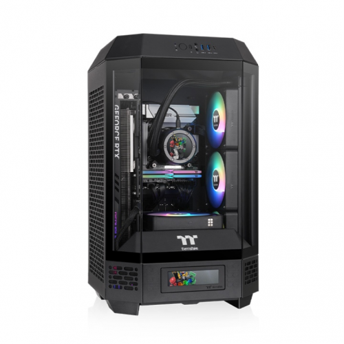 CAIXA THERMALTAKE MINI-ITX TOWER 250 2XVENT 120MM PRETO