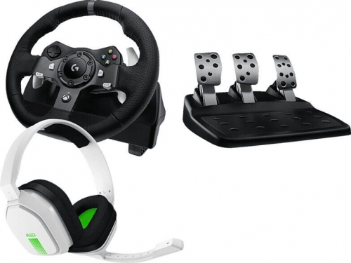 Logitech Driving Force 920 Volante para jogos - Branco