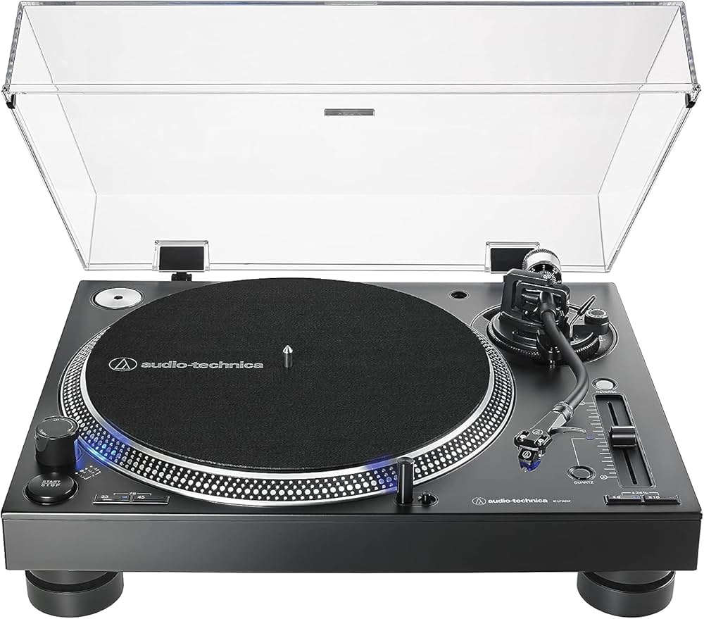 Gira-Discos Profissional Audio-Technica AT-LP140XPBK Preto