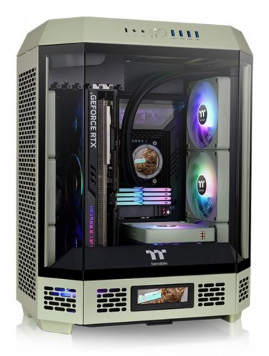 CAIXA THERMALTAKE THE TOWER T600 ATX VERDE MATCHA