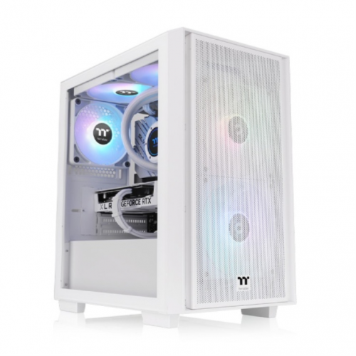 CAIXA THERMALTAKE VERSA H16 TG ARGB M-ATX 3XVENTX120 MM BRANCO