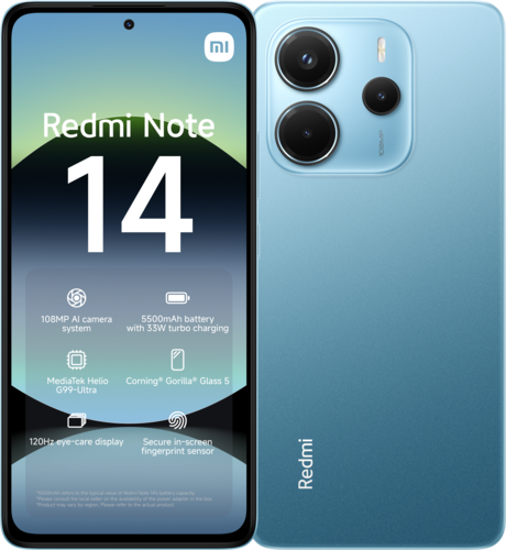 Xiaomi Redmi Note 14 4G 8GB/256GB Ocean Blue