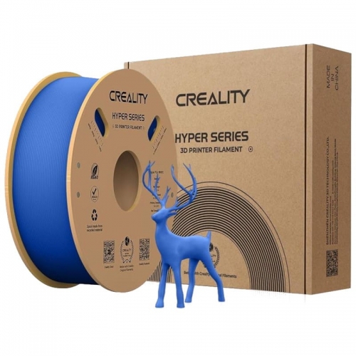 Filamento Creality Hyper PLA Azul - 1.75mm - Impressão a alta velocidade até 600mm/s - Bobine de 1kg