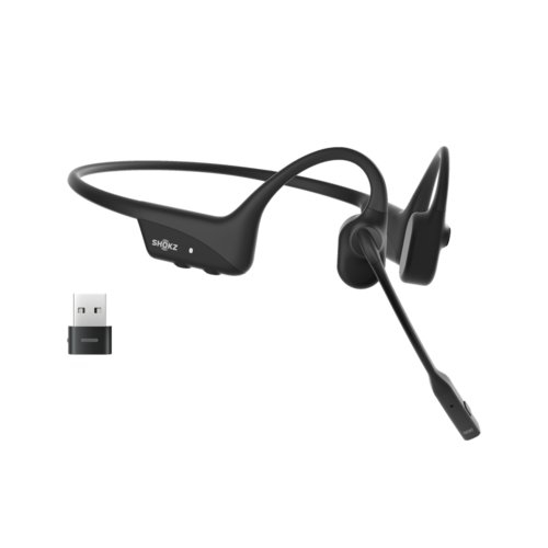SHOKZ OPENCOMM2 UC 2025 UPGRADE HEADSET WITH NOISE CANCEL MIC D