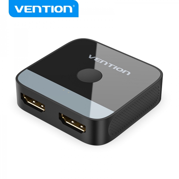 Switch/Splitter bidirecional 4K HDMI fêmea para 2x HDMI fêmea - Preto