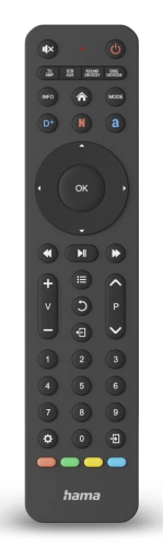 HAMA UNIVERSAL TV REMOTE CONTROL INFRA-RED FOR 8 DEVICES