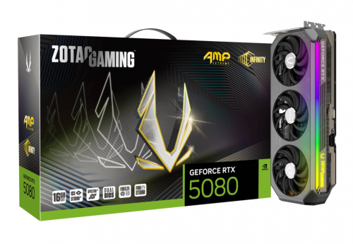 PLACA GRAFICA ZOTAC RTX 5080 AMP EXTREME 16GB GDDR7 256 BITS