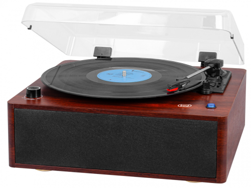 GIRA-DISCOS TREVI TT 1030 BT TURNTABLE+AW+WLESS IN-OUT WOODEN
