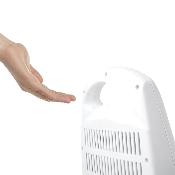 Aquecedor de quartzo compacto Orbegozo BP 5007 - Calor radiante intenso e uniforme - 2 níveis de potência - Sistema de segurança anti-tombamento