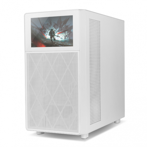 CAIXA GAMING NOX HUMMER BIOS ECRÃ LCD8 8'' BRANCO