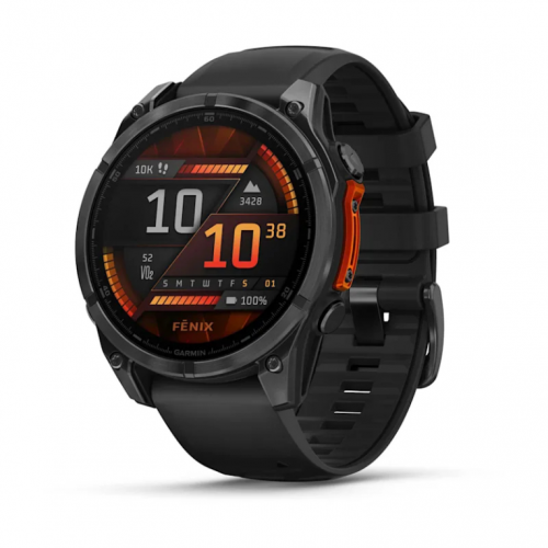 SMARTWATCH GARMIN FENIX 8 AMOLED 47MM AÇO PRETO