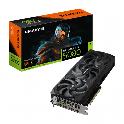 PLACA GRAFICA GIGABYTE RTX 5080 WINDFORCE SFF 16G