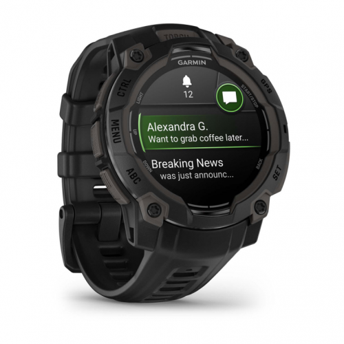 SMARTWATCH GARMIN INSTINCT 3 45MM AMOLED PRETO