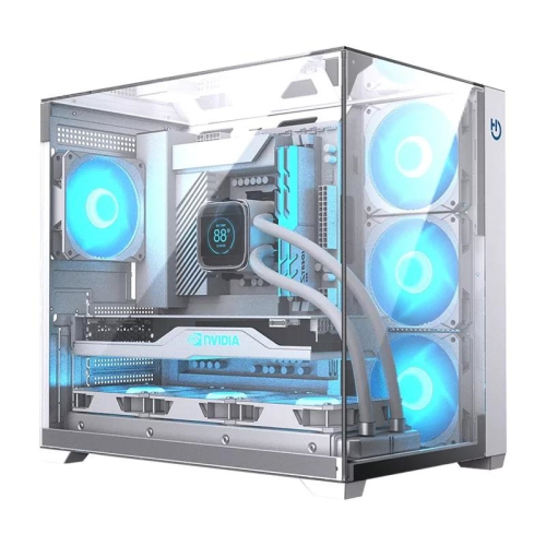 Hiditec Caixa ATX Gaming Sky White USB 3.1 TYPE-C