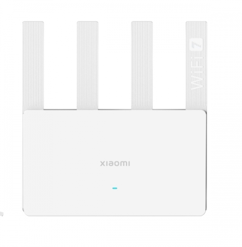 Router Xiaomi Mi BE3600 Dual Band WiFi 7 - Até 3600 Mbps - 1 porta 2.5G e 3 portas Gigabit Ethernet - 4 antenas externas - Branco