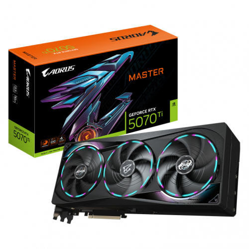 PLACA GRAFICA GIGABYTE RTX 5070TI AORUS M-16GB