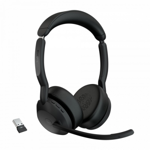 Jabra Evolve2 55 MS Stereo Auriculares com Microfone Bluetooth