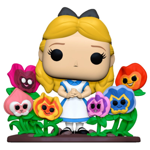 Funko Pop Disney Alicia en el Pais de las Maravillas 70Th Alicia con Flores - Figura de Vinilo - Altura 9.5cm aprox.