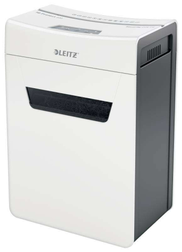 Destruidora de Papel Manual Leitz IQ Protect Premium 6M com Corte Micro P-5 - Destrói até 7 folhas de cada vez - Ultrassilenciosa - Cesto de 18L - Bra