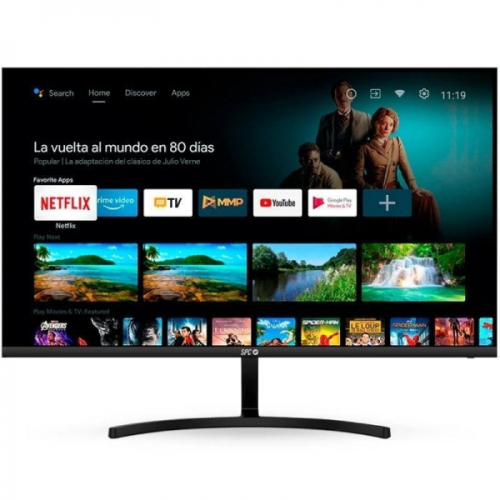 SPC Smart MONITOR 27"VA FullHD 1080p WiFi,Bluetooth - 16ms - Colunas Incorporados - 16:9 - USB 2.0,HDMI 1.4 - VESA