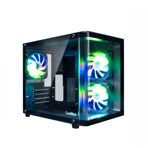 Caixa Coolbox GM100 Vision Mini Tower Micro ATX Preto
