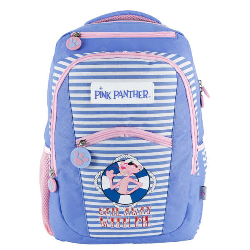 Dohe Mochila Grande Pink Panther - Fabricado em Poliester - Compartimento Acolchado para Portatil - Bolsos Frontais e Laterais - Tirantes Reforza