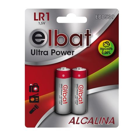 Elbat Pack 2 Pilhas Alcalinas LR1