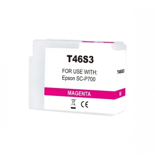 Epson T46S3 Magenta Vivido Cartucho de Tinta Pigmentada Generico - Substitui C13T46S300