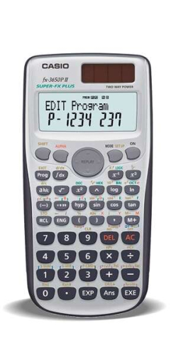 Casio FX-3650PII Calculadora Programable de Mesa - Tela de 2 Linhas - 279 Funções - 360 Pasos de Programacion - Alimentação con Pilas y So