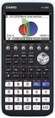 Calculadora científica com gráficos 3D Casio FX-CG50 - Visor a cores de 8 linhas - Gráficos 3D,dinâmicos e estatísticos