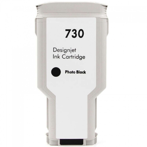 HP 730 Preto Photo Cartucho de Tinta Generico - Substitui P2V73A/P2V67A