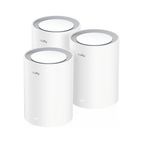 Cudy AX3000 Pack de 3 Sistemas WiFi 6 Mesh AX3000 2.5G Dual Band - 5 Antenas Internas