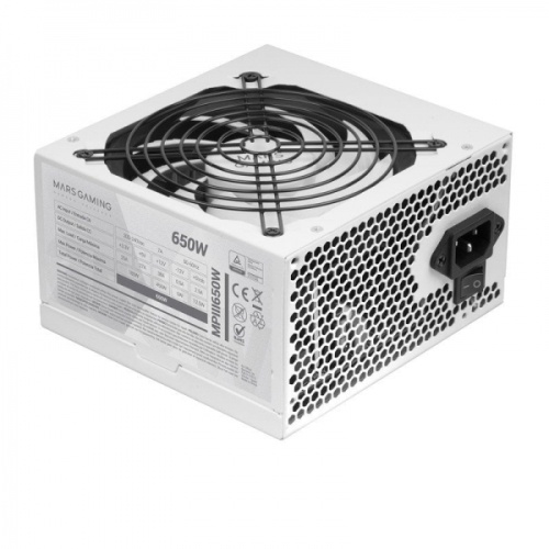 Mars Gaming Fonte de Alimentação MPIII650W Ultra Silent