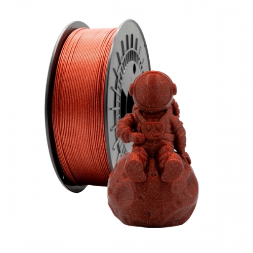 Filamento 3D PLA GLITTER - Diametro 1.75mm - Bobine 1kg - Vermelho