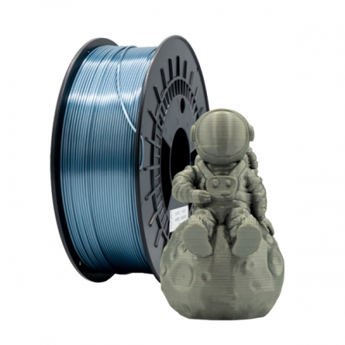 Filamento 3D PLA SILK - Diametro 1.75mm - Bobine 1kg - Prata