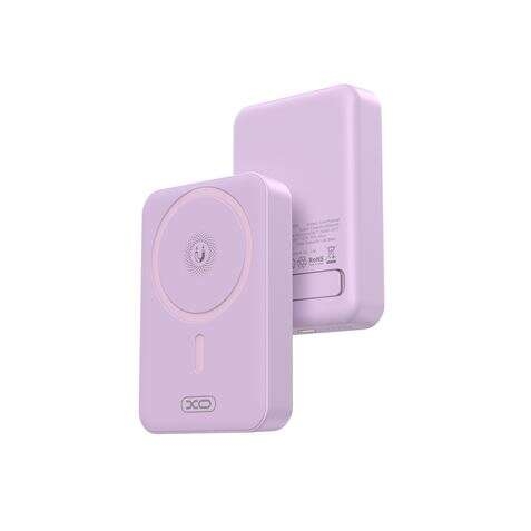 XO Powerbank 10000Mah - Ligação magnética - Carregamento rápido - Rosa