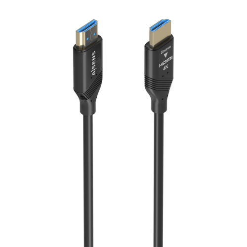 Cabo HDMI Aisens V2.0 Óptico Ativo AOC 4K60Hz 18GBPS A/M-A/M 25M Preto