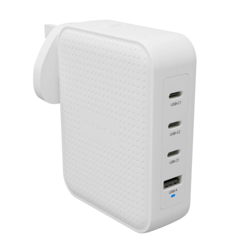 Hyper HJ1001WHWWGL Carregador de Parede 145W GAN USB-C Branco