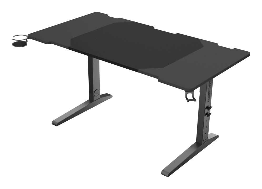 MESA GAMING GENESIS HOLM MODULAR 140 RGB PRETO 140X75 CM