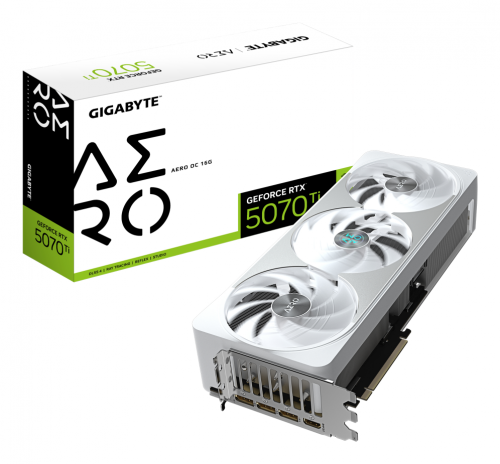PLACA GRÁFICA GIGABYTE RTX 5070TI AERO OC 16GB