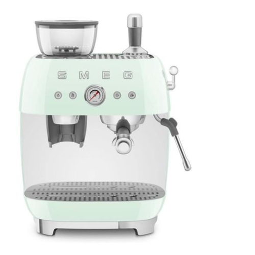 SMEG COFFEE MACHINE ESPRESSO MANUAL RETRO-STYLE PASTEL GREEN